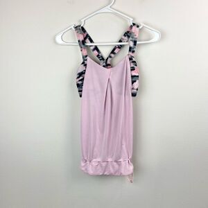 Lululemon Pink Waist-Cinch Tank Top